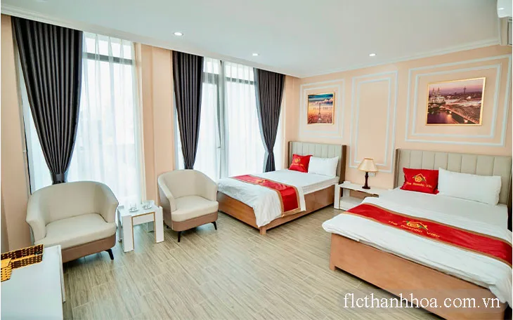 Phòng ngủ đôi villa rosalia